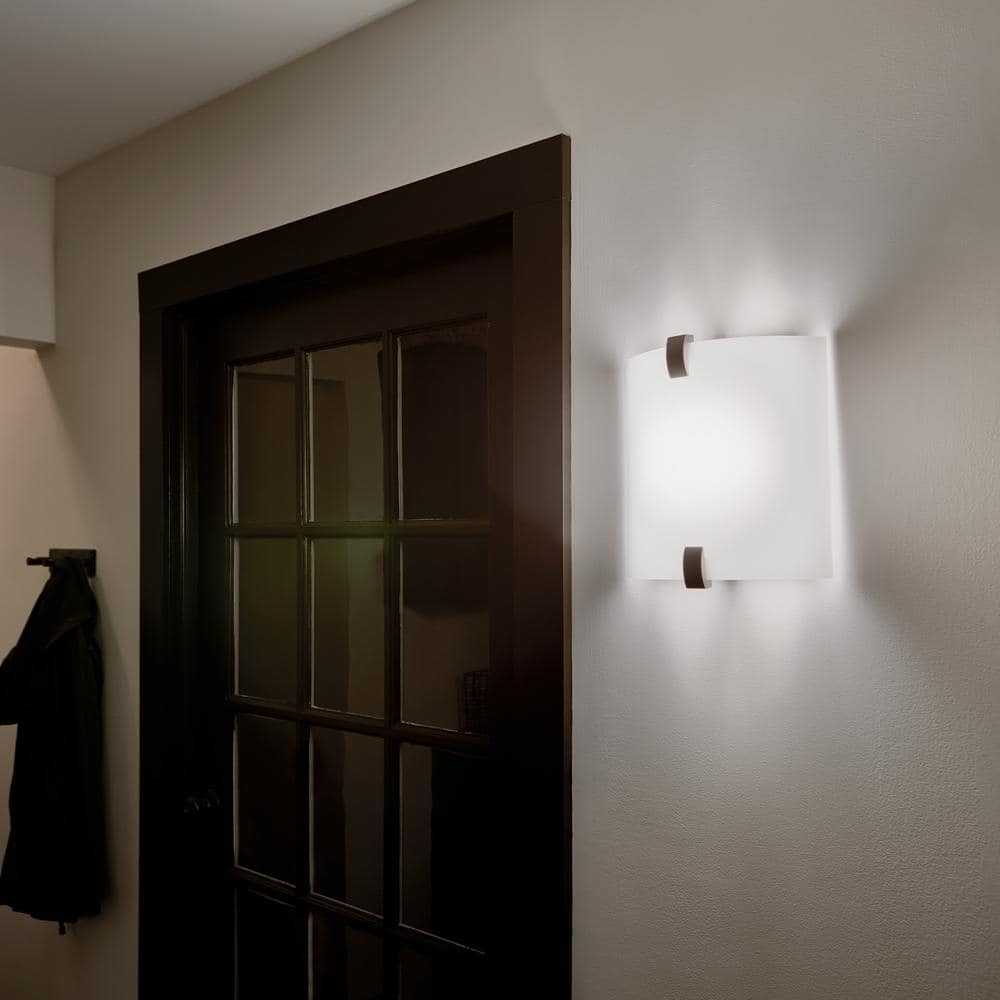 Independence 16-Watt Brushed Nickel Integrated LED Hallway Indoor Wall Sconce Light price history on PriceWatchPro