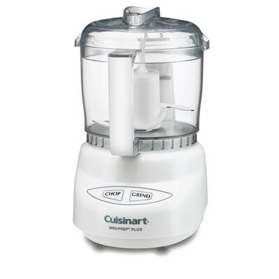 Mini-Prep Plus 3-Cup 2-Speed White Food Processor with Pulse Control