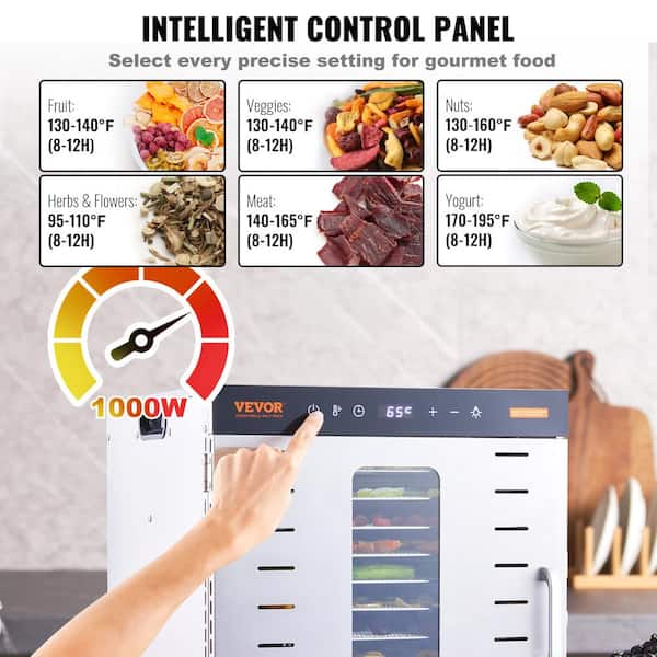 110V/220V Commercial Automatic Fruit Dryer Intelligent Touch panel