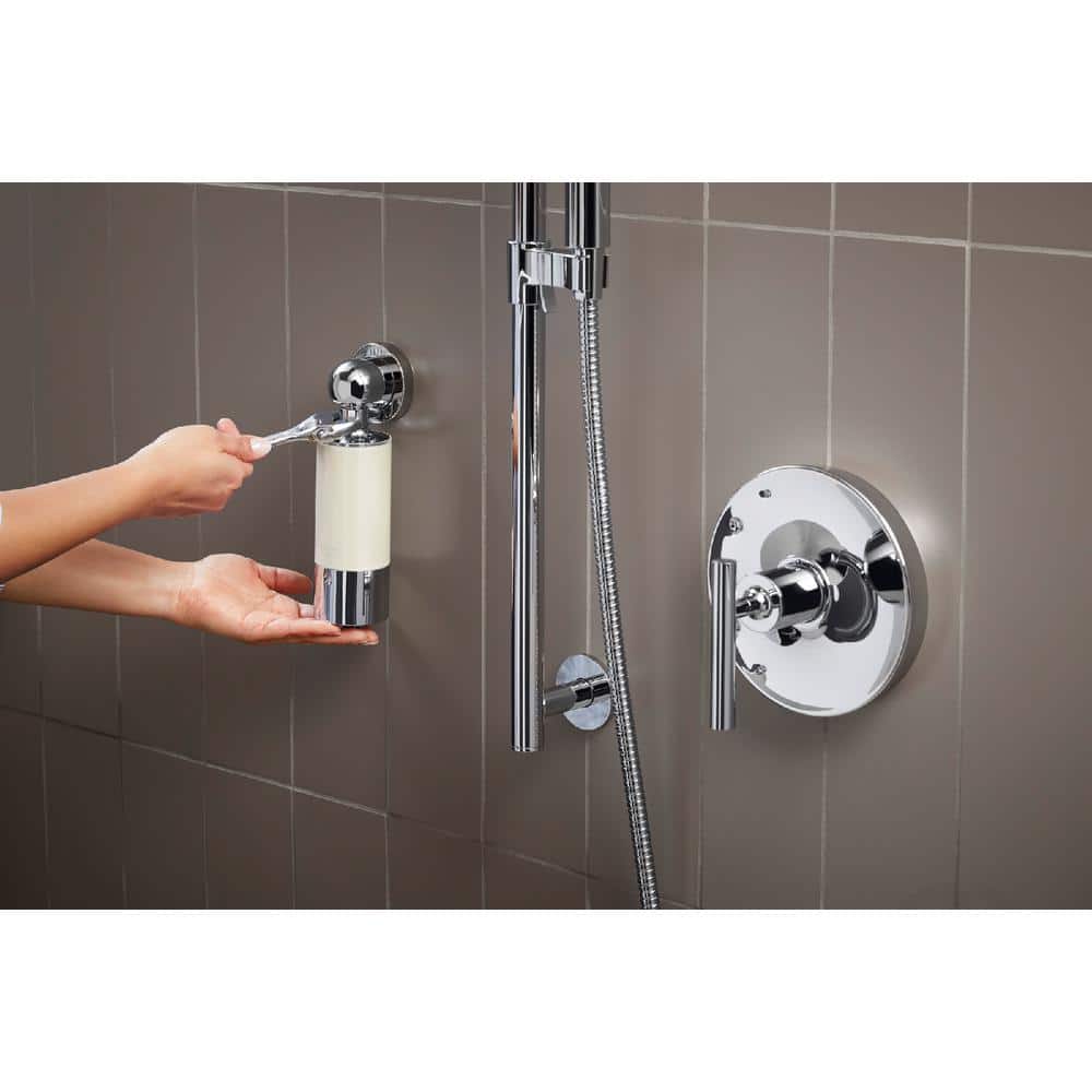 Polished Chrome and Acrylic Shower Filter System