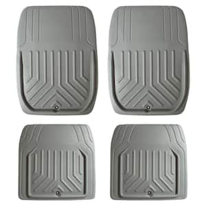 Armor All Black Heavy Duty Rubber 19 in. x 29 in. Car Mat (2-Piece) 78830 -  The Home Depot