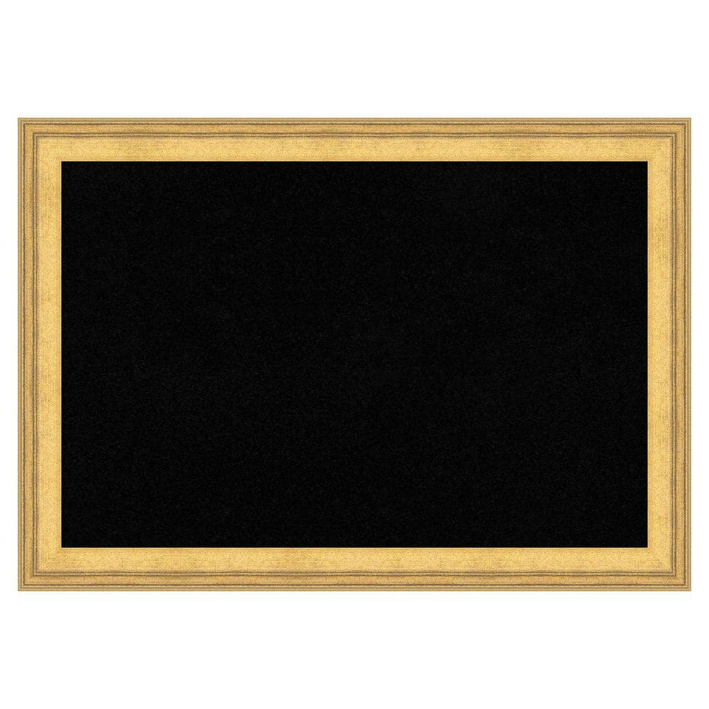 Owen Gold 27 in. x 19 in. Wood Framed Black Cork Memo Board price history on PriceWatchPro