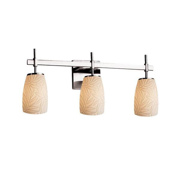 bamboo vanity light