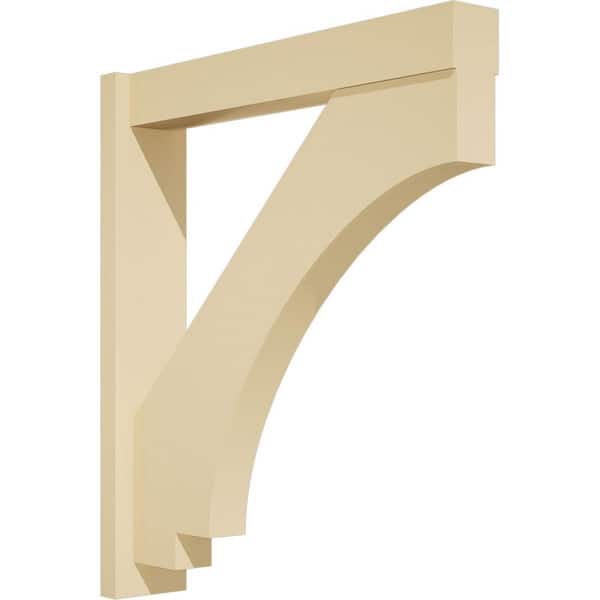 Ekena Millwork Imperial 5 in. W x 30 in. H x 30 in. D Signature Urethane Polyurethane Outlooker with Traditional Ends