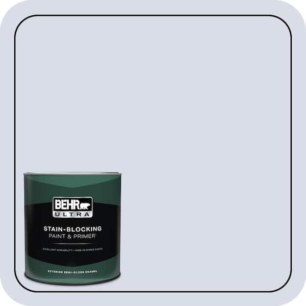 BEHR ULTRA 1 qt. #630C-2 Sweet Harbor Semi-Gloss Enamel Exterior Paint & Primer