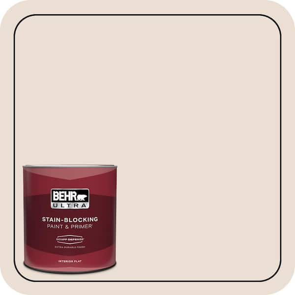 BEHR ULTRA 1 qt. #700C-2 Malted Milk Extra Durable Flat Interior Paint & Primer