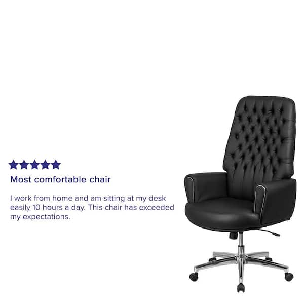 Flash Furniture Chambord Tufted Black Office Chair
