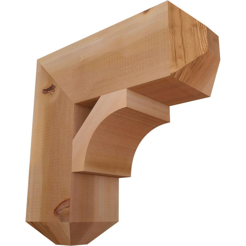 5.5 in. x 18 in. x 18 in. Western Red Cedar Westlake Craftsman Smooth Bracket price history on PriceWatchPro