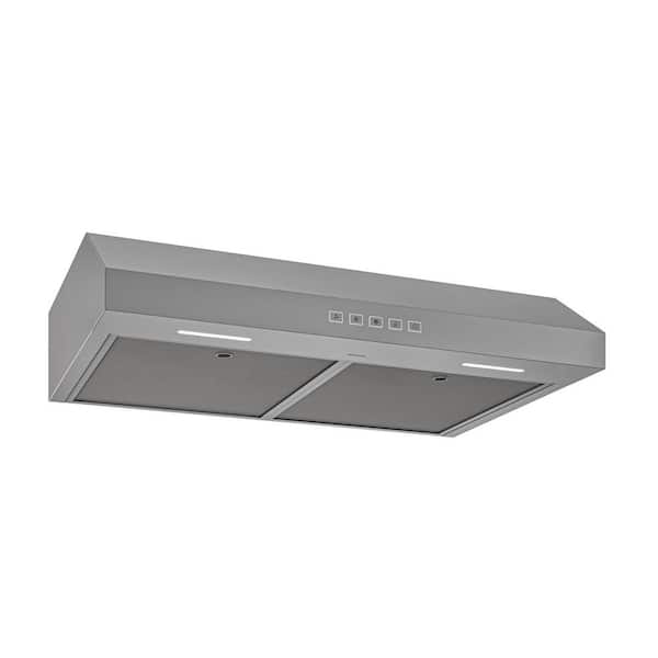 GLA2 Series 30-Inch Under Cabinet Range Hood, ENERGY STAR, 350 Max Blower CFM, Stainless Steel