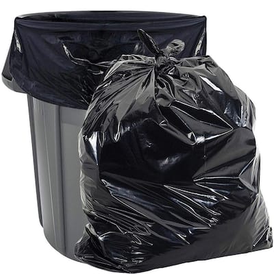 Plasticplace 61 in. W x 68 in. H 95 Gal. - 96 Gal. 2.0 mil Clear Gusse Seal  Low Density Trash Bags (50-Case) W95LDC - The Home Depot