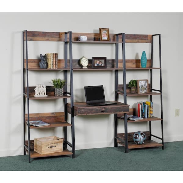 4 Shelf Ladder Bookcase, Shelving Office Furniture