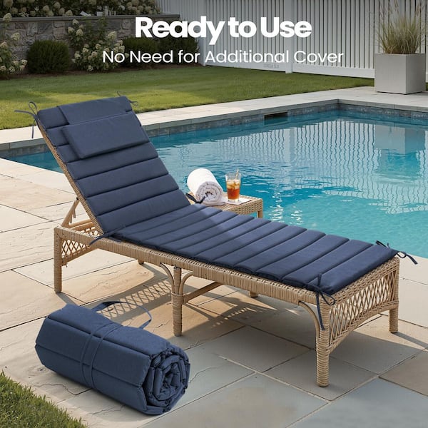 Pellebant 20.9 in. x 70.9 in. Multi-Piece Outdoor Chaise Lounge