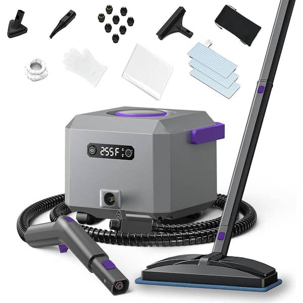Corded Steam Cleaner for Floors, Furniture, Glass and Auto – Chemical-Free, Fast Heat, 21 Accessories, Eco-Friendly