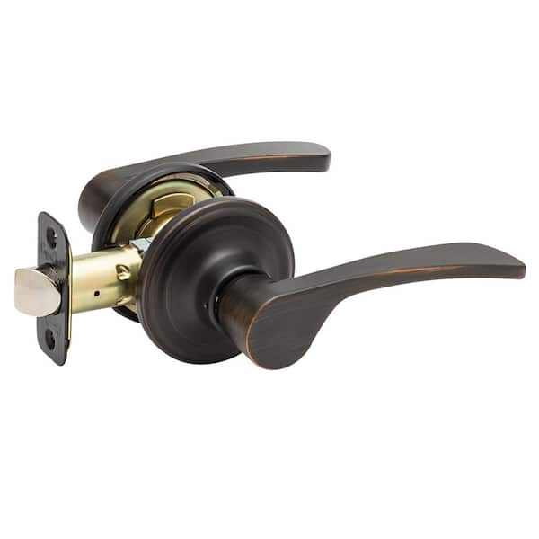 Copper Creek Contemporary Zane Black Hall/Closet Door Lever