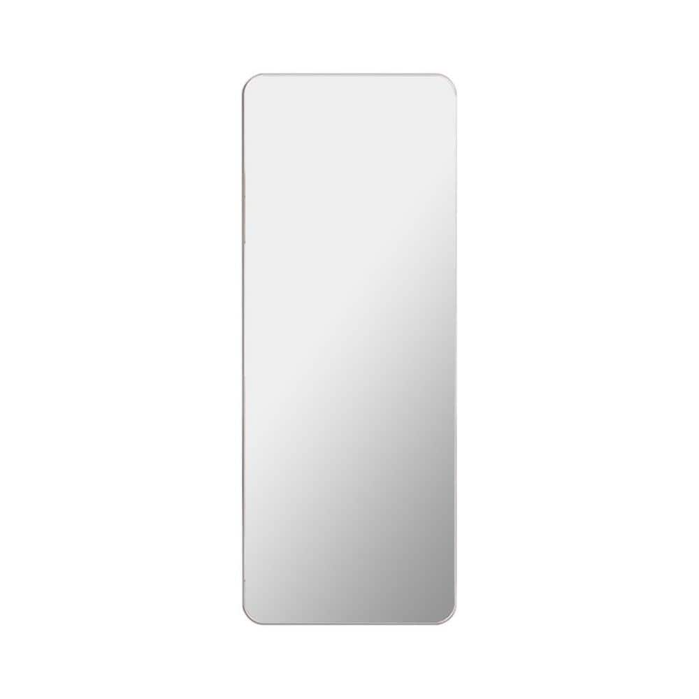 15 in. W x 60 in. H Rectangle Frameless Vanity Mirror, Full Body Round Corn