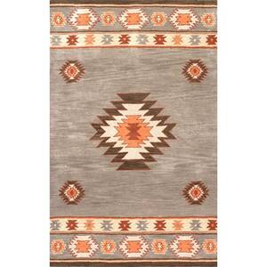 Shyla Abstract Sage 8 ft. x 10 ft. Area Rug