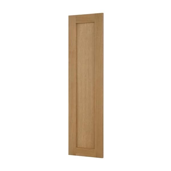 Hampton Bay Avondale 12 in. W x 42 in. H Wall Cabinet Decorative End Panel in White Oak