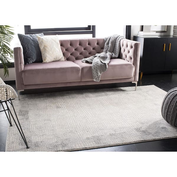 Non-slip Nsd420 Power Loomed Area Rug - Grey - 9'x12' - Safavieh