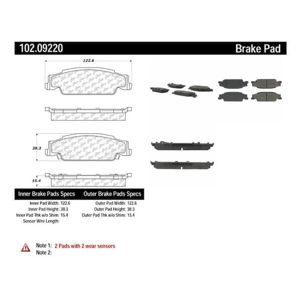 Centric Parts Disc Brake Pad Set