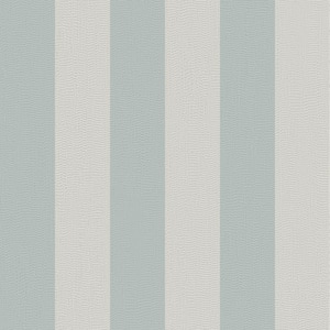 Water Silk Stripe Teal/Silver Wallpaper Sample