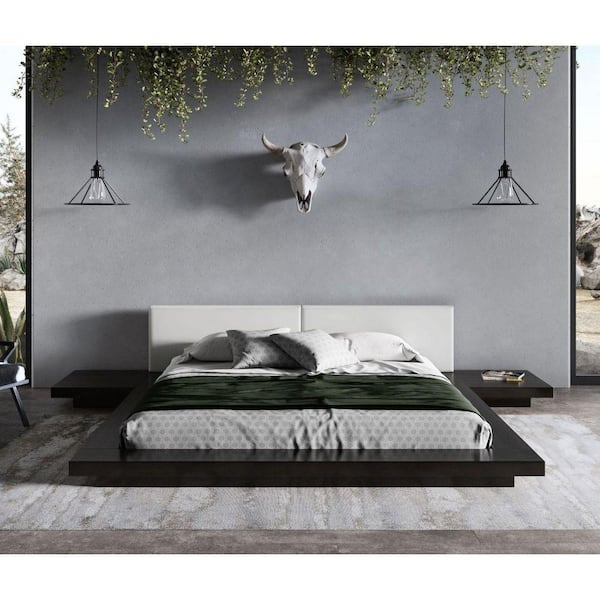 MR MODREST Modrest Tokyo Contemporary Black Wood Frame King