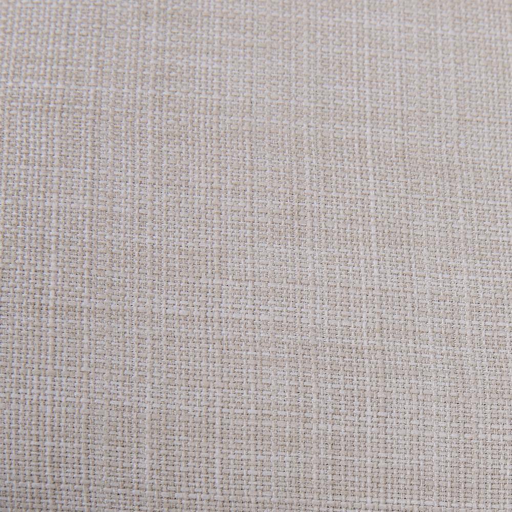 Antique White and Beige Upholstered Saddle Seat Bar Stools, 29" Wood