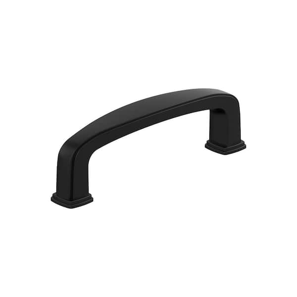 Amerock Franklin 3 in. Traditional Matte Black Arch Cabinet Pull