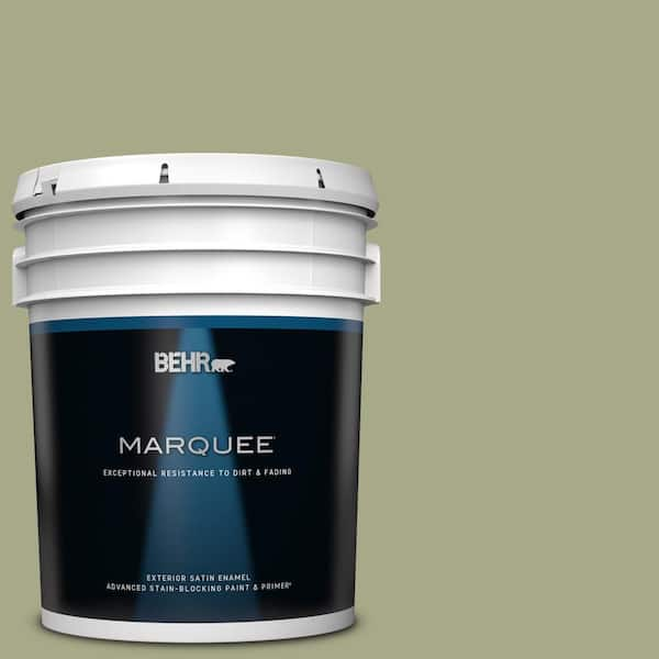 BEHR MARQUEE 5 gal. #S360-4 Meditation Time Satin Enamel Exterior Paint & Primer