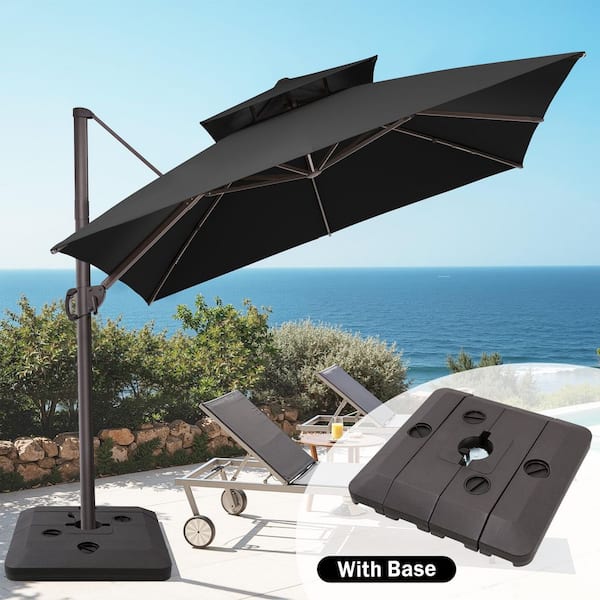 ace patio table umbrella cover Classic Accessories Veranda Medium Round Patio Set Cover with Umbrella Hole  55-461-031501-00