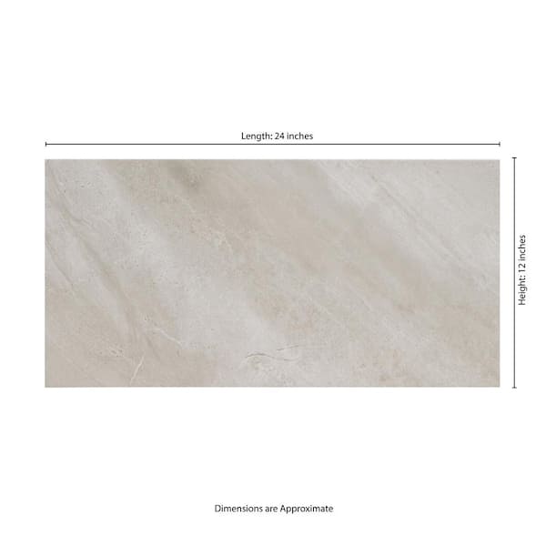 MSI Adella Gris Satin 12 in. x 24 in. Matte Porcelain Wall Tile (560 sq. ft./Pallet)