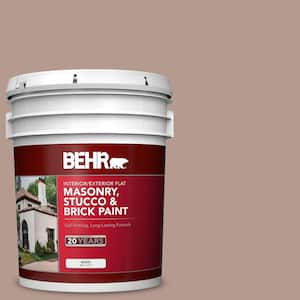 5 gal. #PPU5-15 Postmodern Mauve Flat Interior/Exterior Masonry, Stucco and Brick Paint