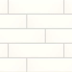 Restore Bright White 2 in. x 8 in. Glazed Ceramic Wall Tile (10.16 sq. ft./case)