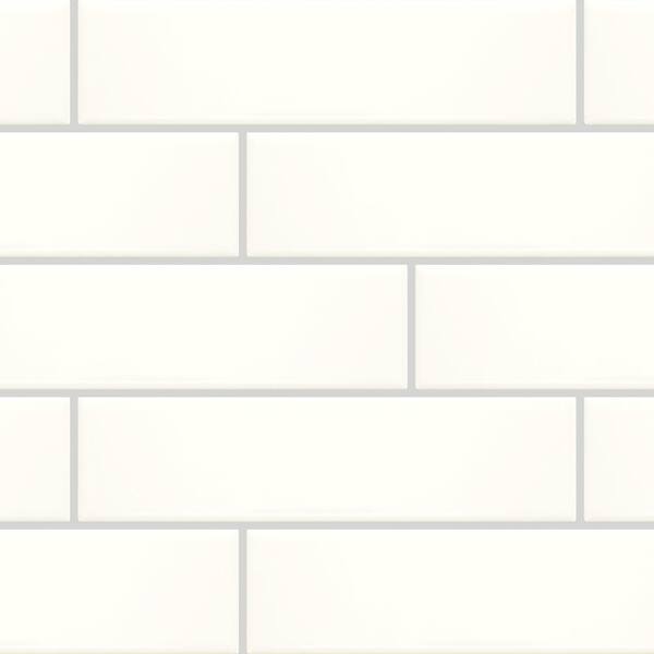 thumbnail image 2 of Dal-Tile Rittenhouse Square Tile - 3x6 Inch Arctic White Ceramic Wall Tile For Bathroom & Kitchen 2 of 9