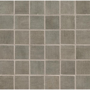 Gridscale Concrete 12 in. x 12 in. Matte Ceramic Floor and Wall Tile (8 sq. ft./Case)