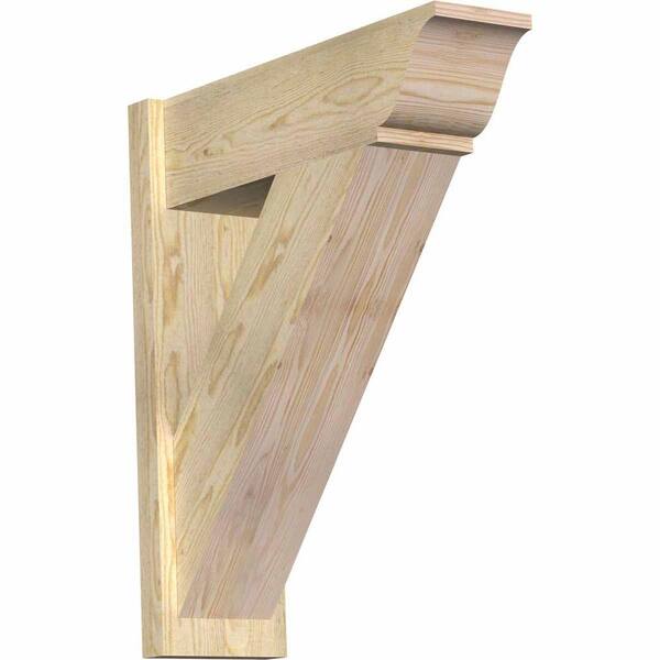 Ekena Millwork 8 in. x 30 in. x 26 in. Traditional Rough Sawn Douglas Fir Outlooker