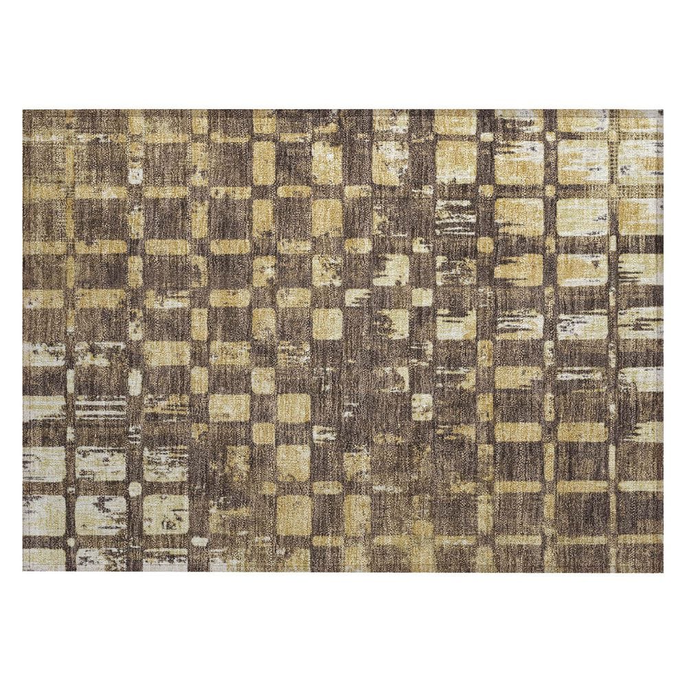 Chantille Machine Washable Indoor/Outdoor Abstract ACN2628 Fudge 2 ft. x 3 ft. Accent Rug price history on PriceWatchPro