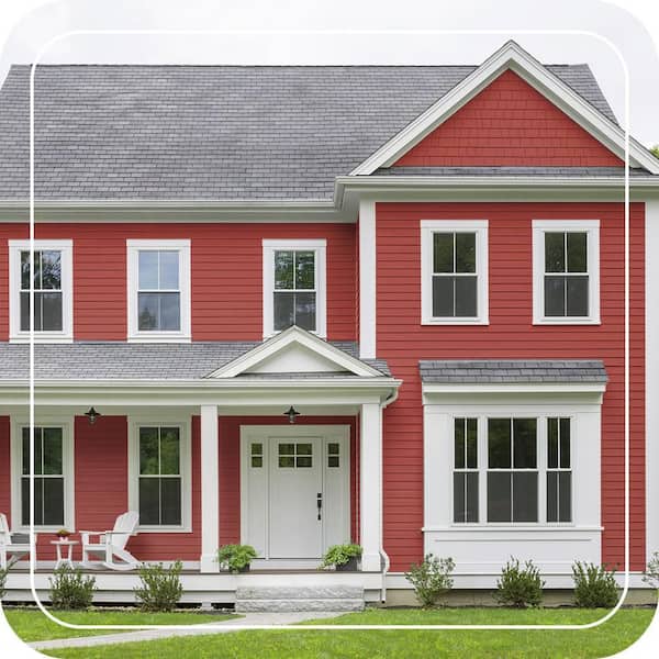 BEHR ULTRA - 1 gal. #PPU2-16 Fire Cracker Satin Enamel Exterior Paint & Primer