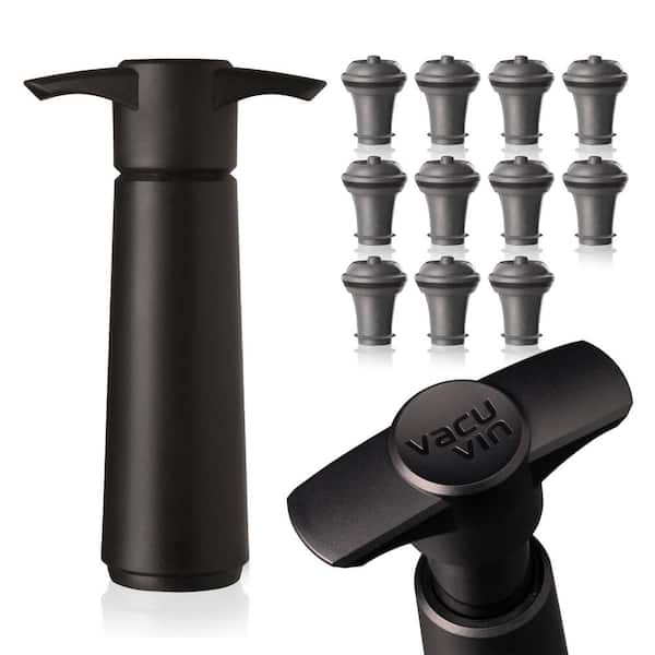 Adrinfly WineFresh Wine Saver Pump with Vacuum Wine Stopper-Keep Your Wine Fresh for up to 10-Days (Set of 4)