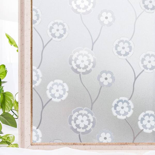 COTTON COLORS 35.4 in. W x 78.7 in. L Decorative and Privacy 3D Window ...