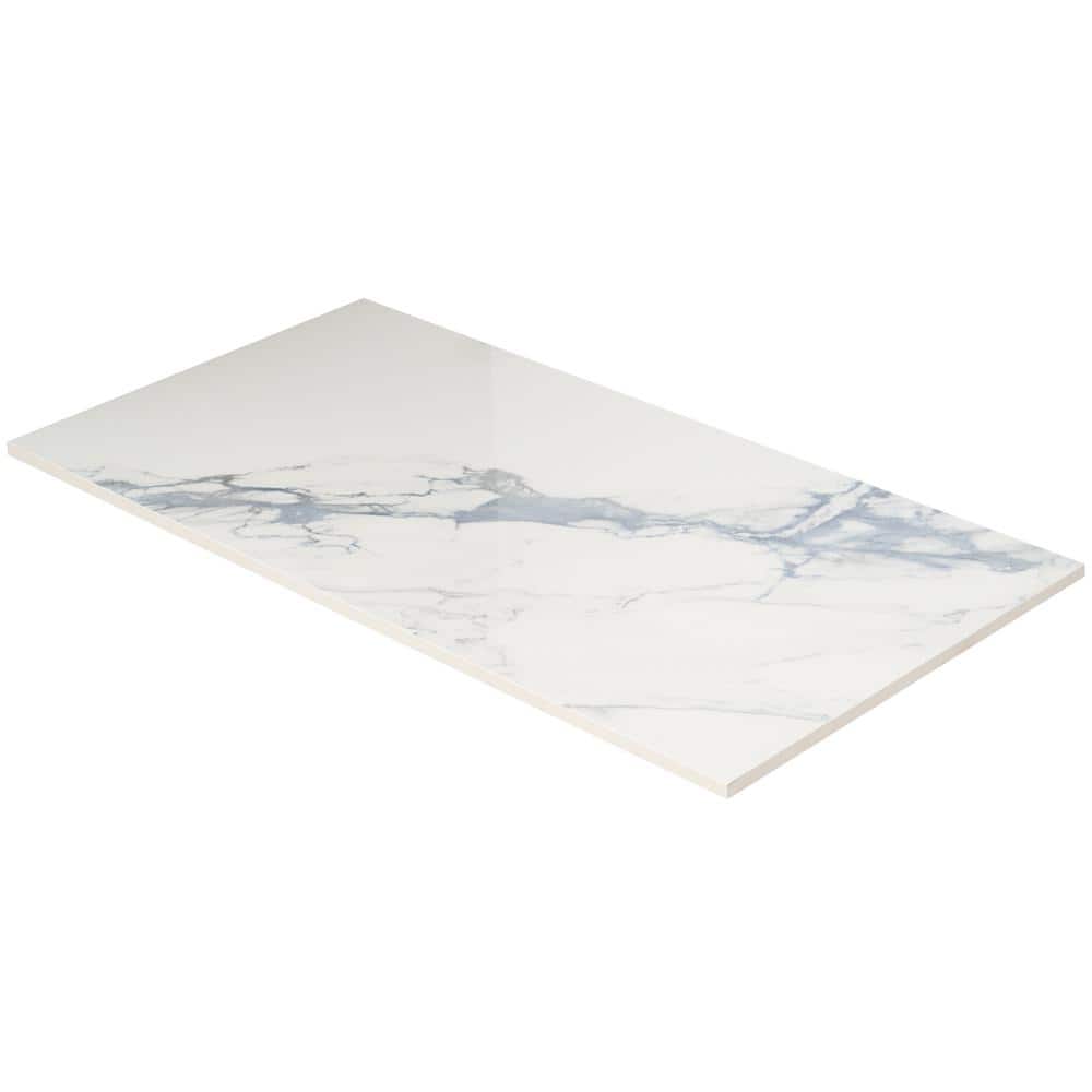 Calacatta Indigo 12" x 24" Polished Porcelain Floor and Wall Tile