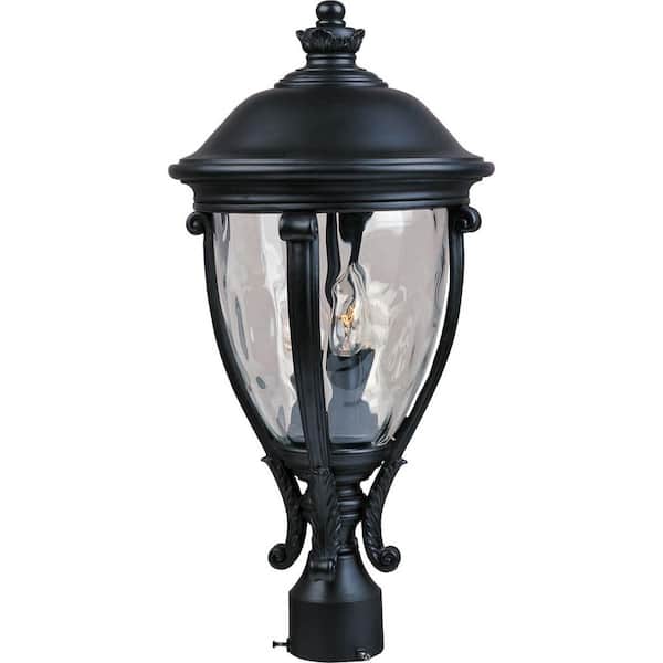 Camden Vivex 3-Light Black Outdoor Pole/Post Mount