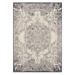 Marion Dove 2 ft. 1 in. x 3 ft. 8 in. Traditional Ornamental Medallion Area Rug