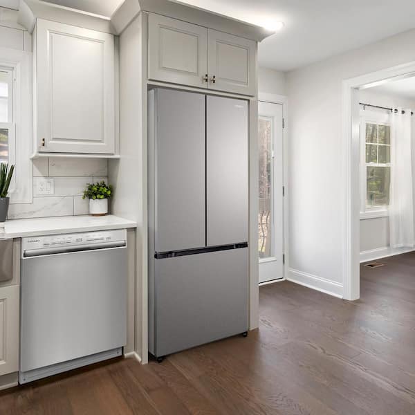 Cosmo 30 in. 17.5 cu. ft. Counter Depth 3-Door French Door