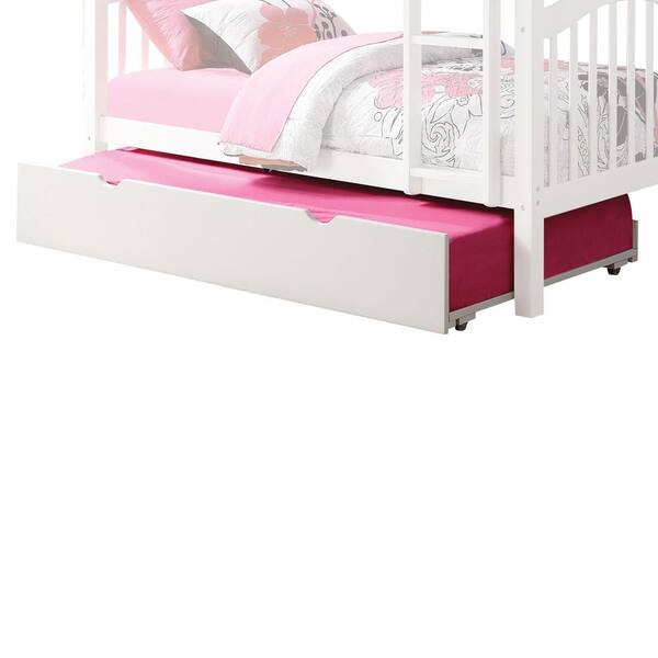 Acme Furniture Heartland White Finish Cotton Chaise Lounge 02356 The