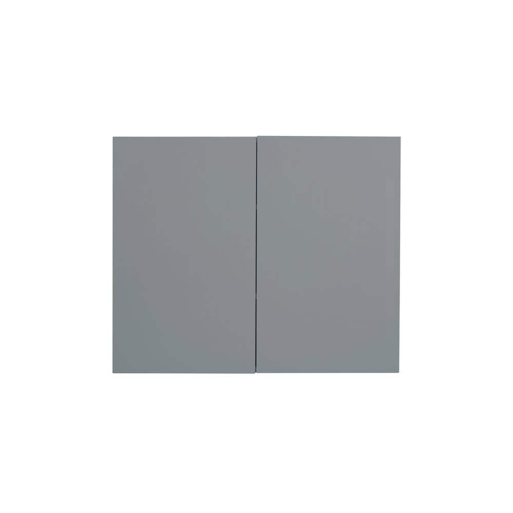 Radiance 33 in. W x 12 in. D x 30 in. H Ready to Assemble Slab Wall Kitchen Cabinet in Matte Grey price history on PriceWatchPro