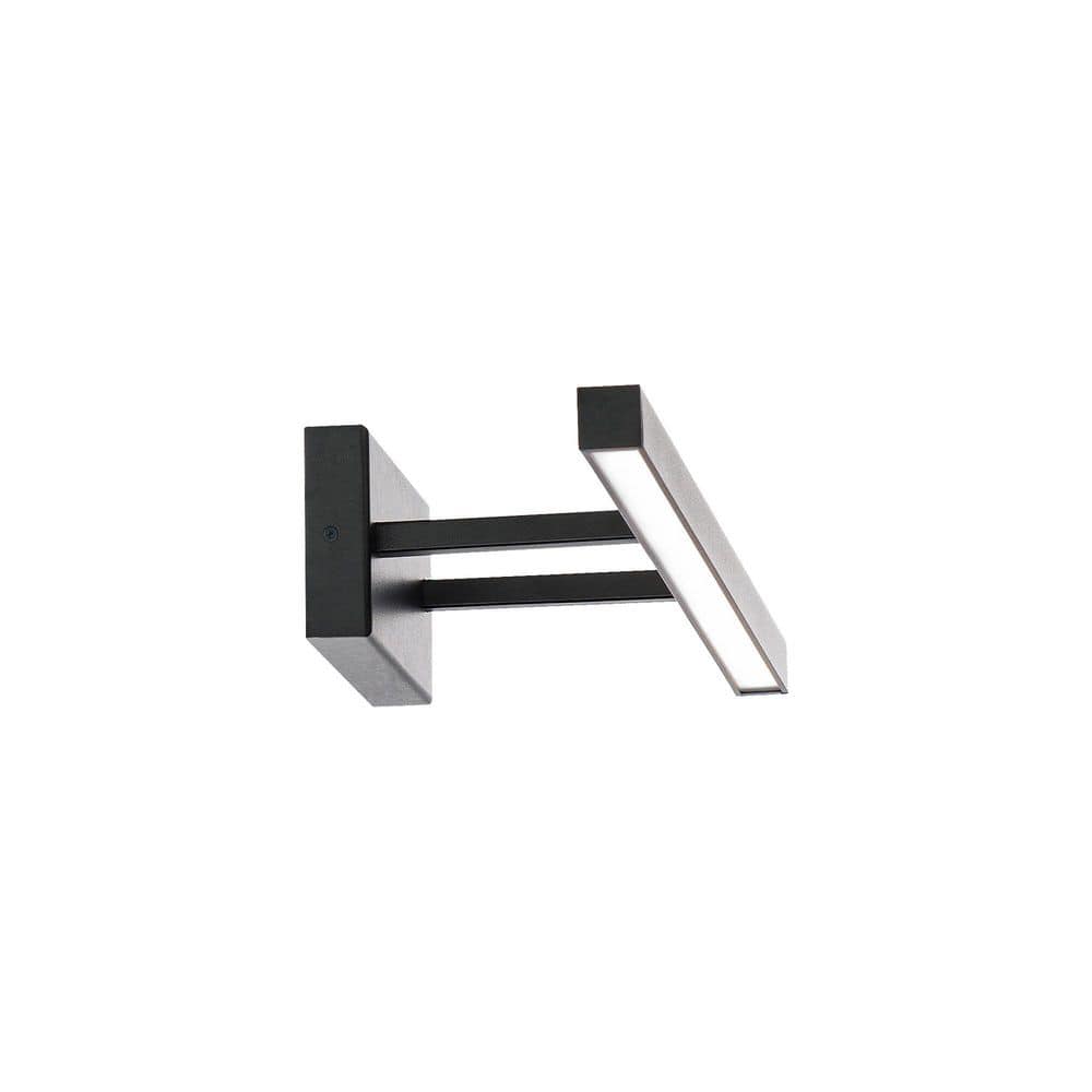 Parallax 18" LED Vanity Light in Black with Tri-CCT Technology