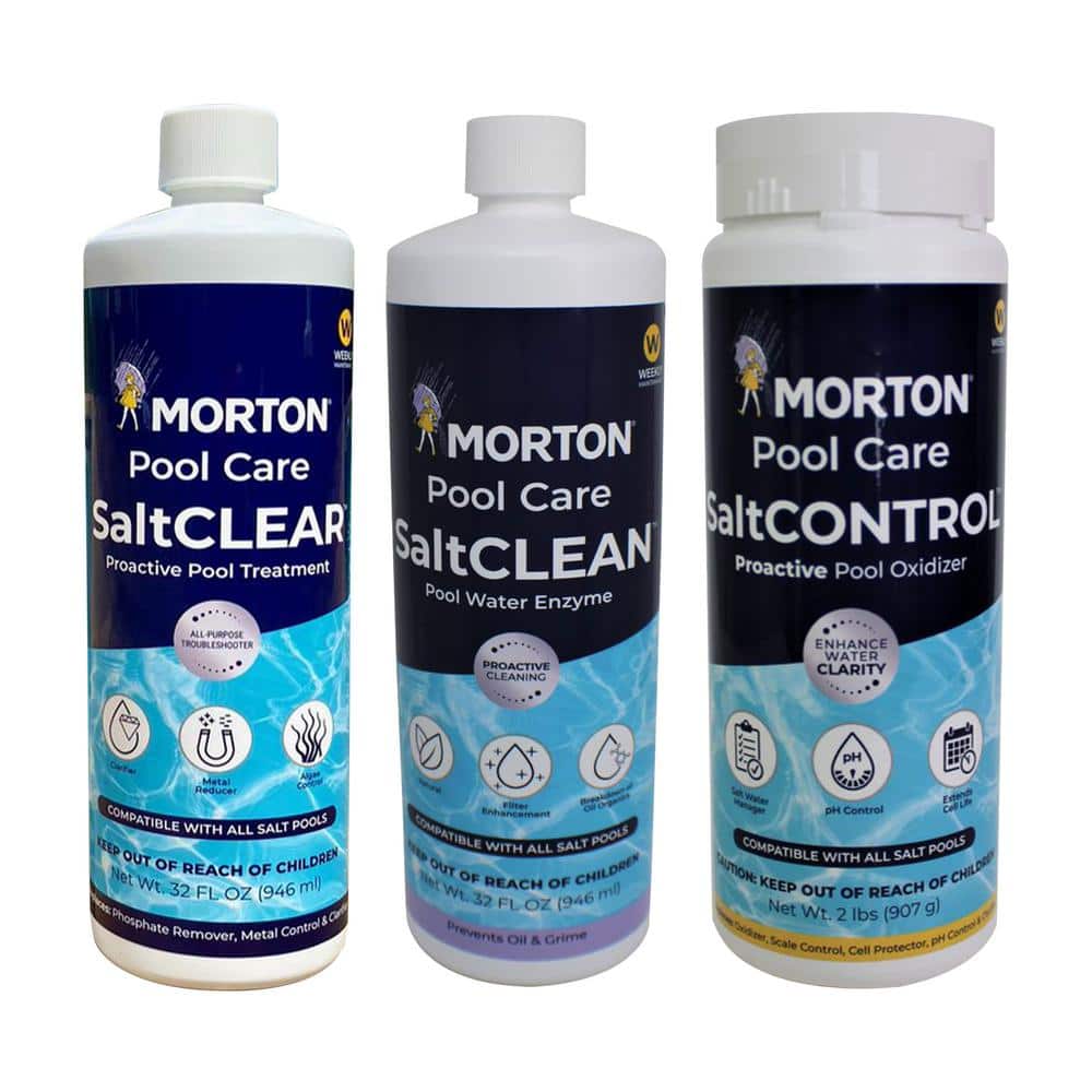 Morton Salt Pool Care Pool Maintenance Kit w/Proactive Treatment