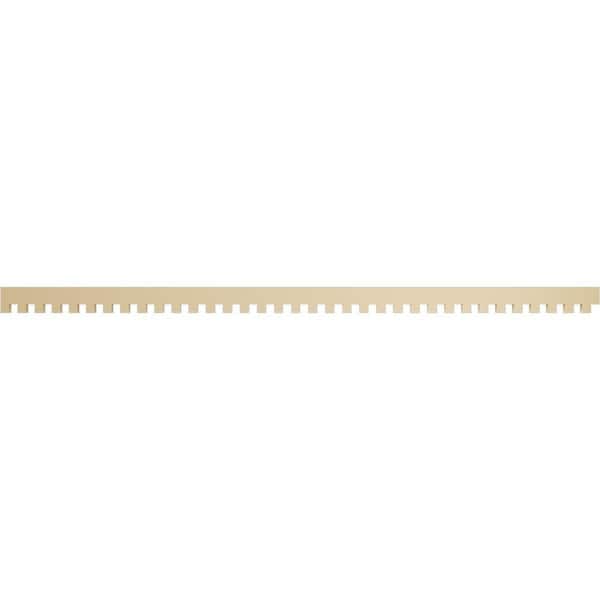 1 in. D x 4 in. W x 93.375 in. L Primed Polyurethane Panel Moulding