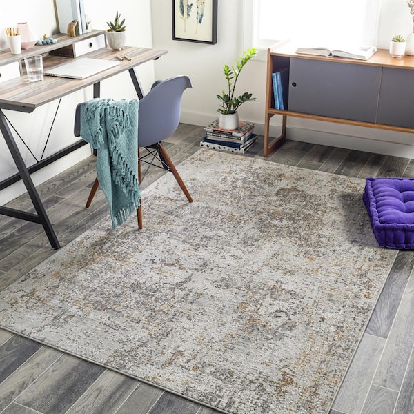 Carmel Taupe Modern Abstract 8 ft. x 12 ft. Area Rug