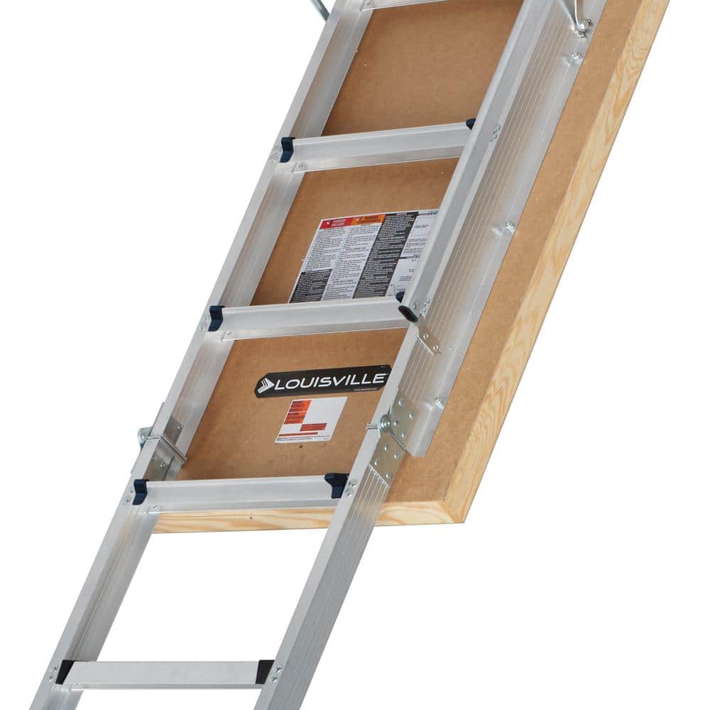 Heavy-Duty Aluminum Attic Ladder with Insulated Door